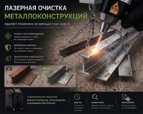 Металлоконструкции, 1 метр погонный, средняя коррозия