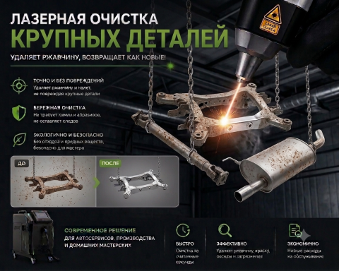 Большая деталь от 100 см, слабая коррозия